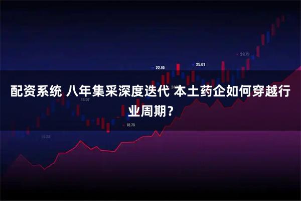 配资系统 八年集采深度迭代 本土药企如何穿越行业周期？